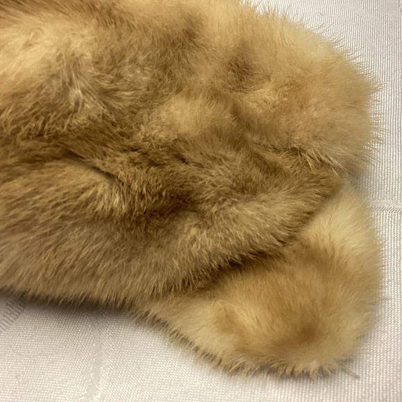 BLONDE MINK COLLAR. VINTAGE - Picture 6 of 8